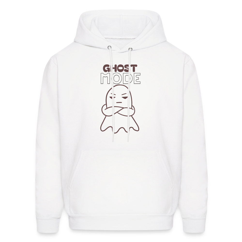 Ghost Mode I Hoodie - white