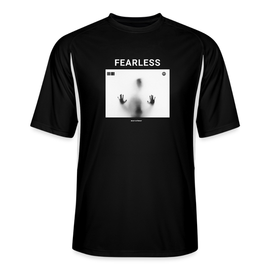 Fearless II Men’s Cooling Performance Color Blocked Jersey - black/white