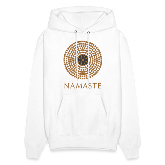 Namaste I Hoodie - white