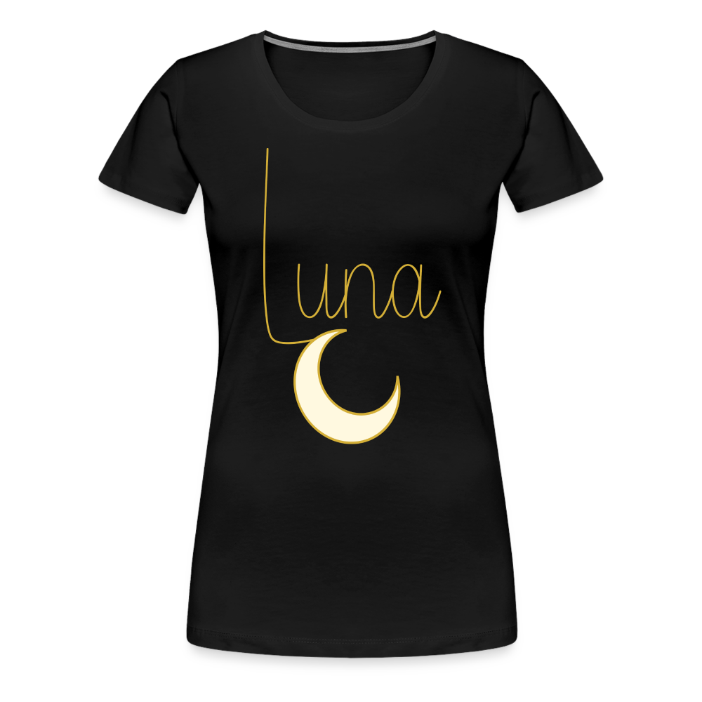 Luna I Women's Premium T-Shirt - black