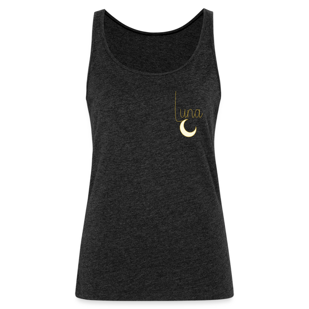 Luna I Women’s Premium Tank Top - charcoal grey