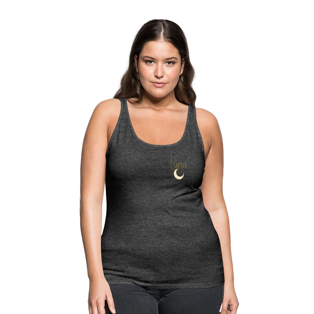 Luna I Women’s Premium Tank Top - charcoal grey