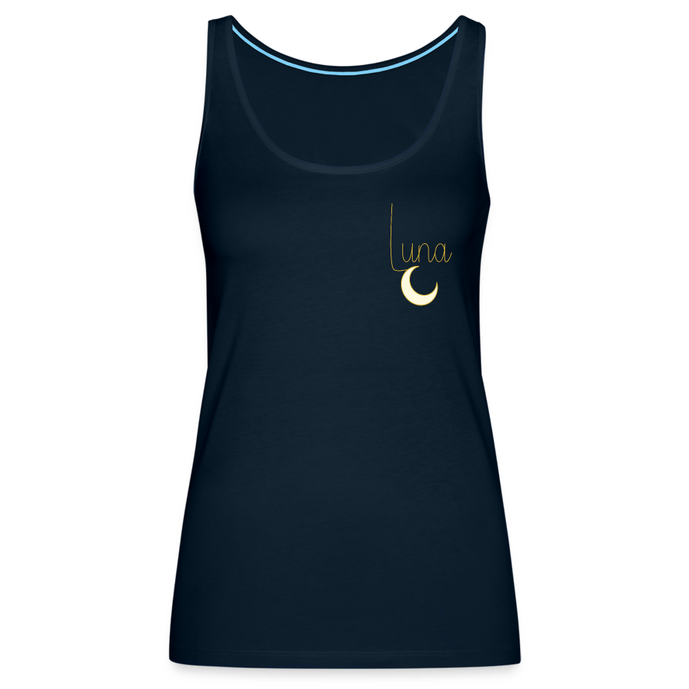 Luna I Women’s Premium Tank Top - deep navy