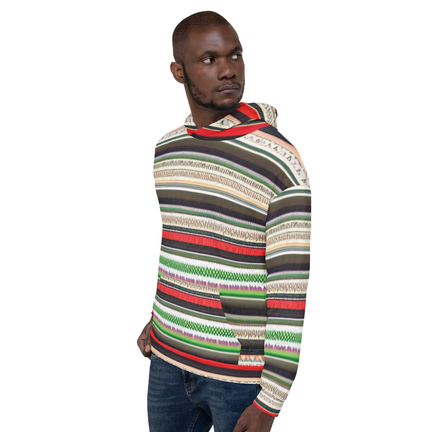 Africa III Unisex Hoodie with Vibrant Print | Soft Brushed Fleece Inside