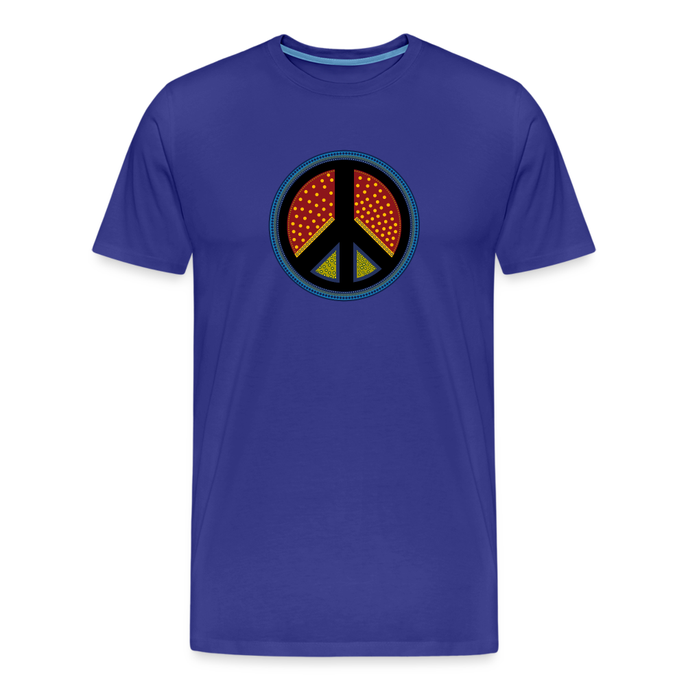 Peace I - Hussar-Ozolins Tees - royal blue