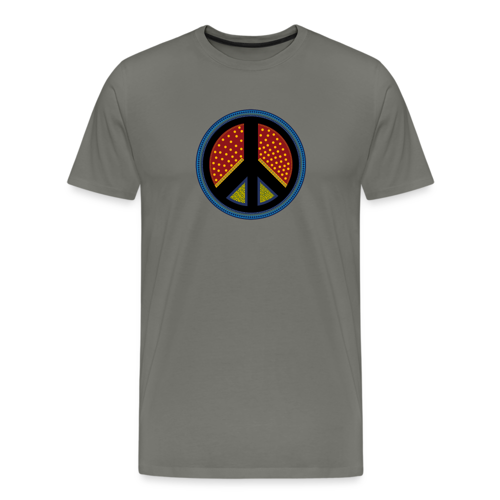 Peace I - Hussar-Ozolins Tees - asphalt gray