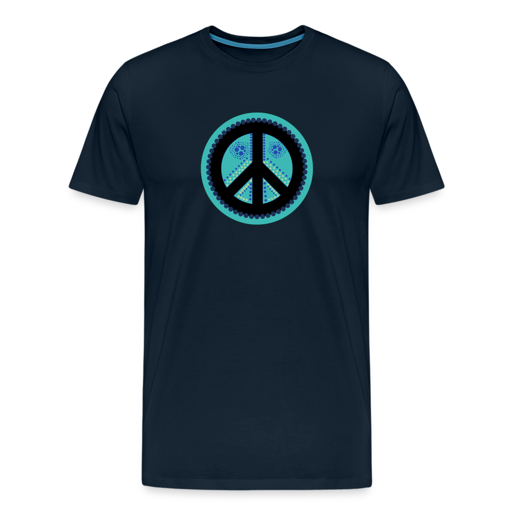 Peace II - Hussar-Ozolins Premium T-Shirt - deep navy