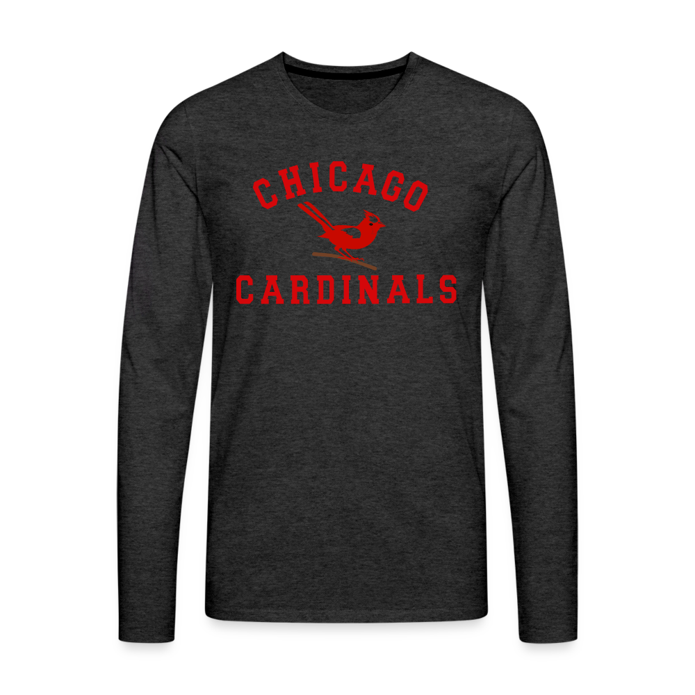 Chicago Cardinals - Vintage I Long Sleeve T-Shirt - charcoal grey