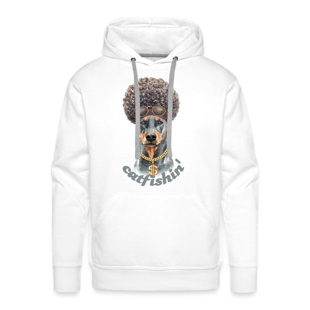 Catfishin I - Premium Hoodie - white