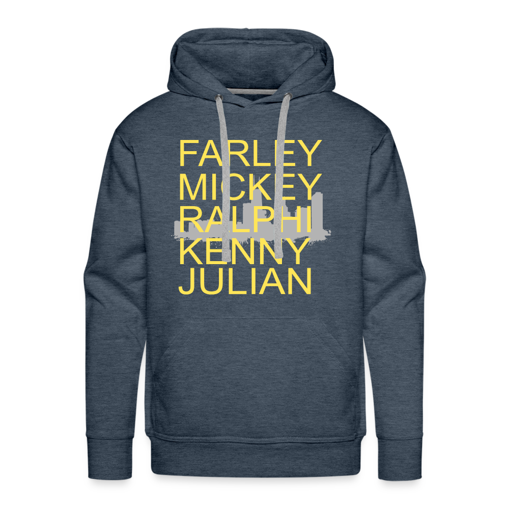 Chicago Hot Mix 5 - Premium Hoodie - heather denim