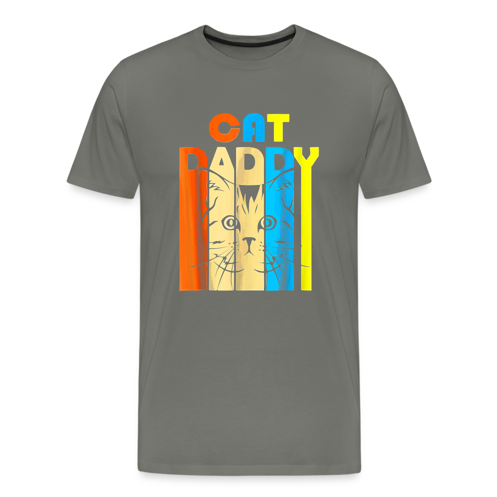 Cat Daddy I - Premium T-Shirt - asphalt gray