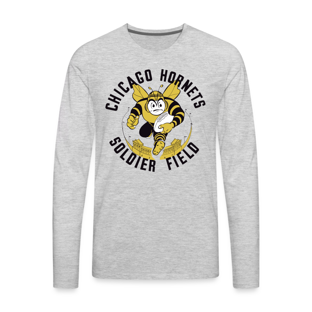 Chicago Hornets II Premium Long Sleeve T-Shirt - heather gray