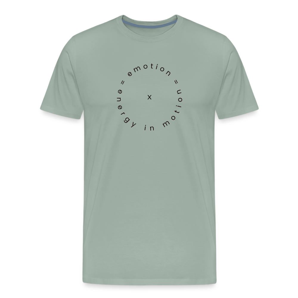 Energy in Motion I Premium T-Shirt - steel green