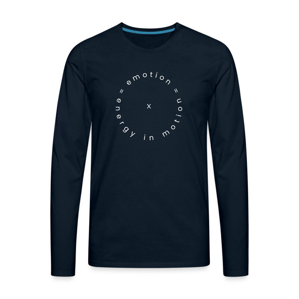 Energy in Motion II Premium Long Sleeve T-Shirt - deep navy