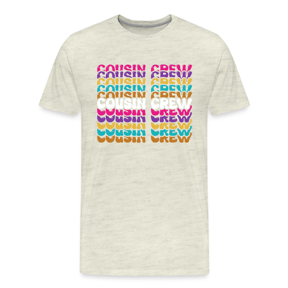 Cousin Crew II Premium T-Shirt - heather oatmeal