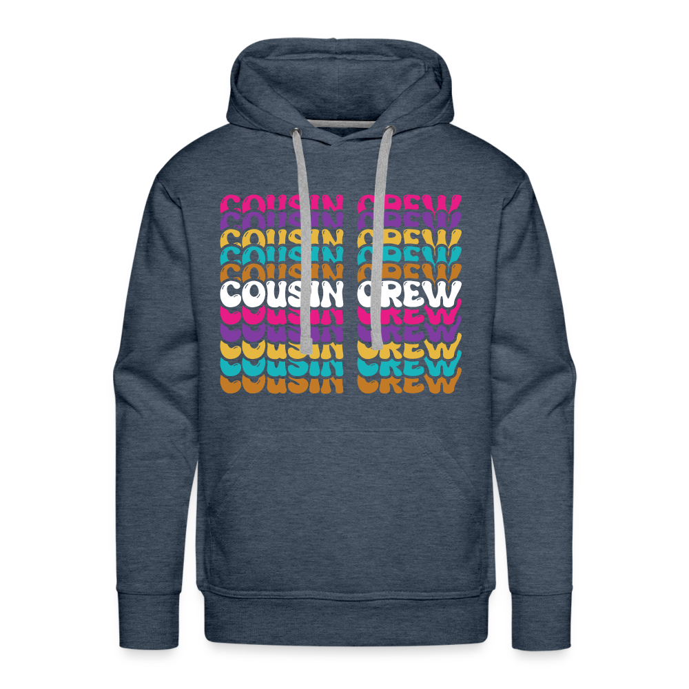 Cousin Crew II Premium Hoodie - heather denim