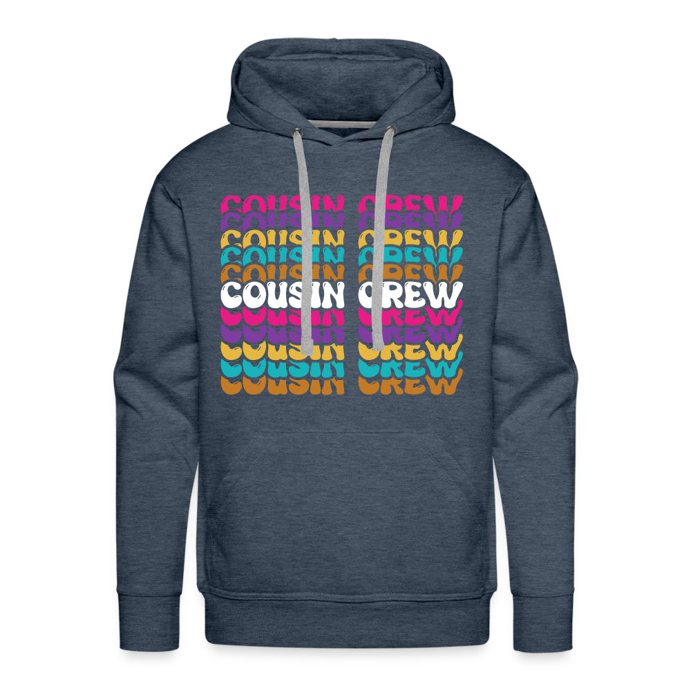 Cousin Crew II  Premium Hoodie - heather denim