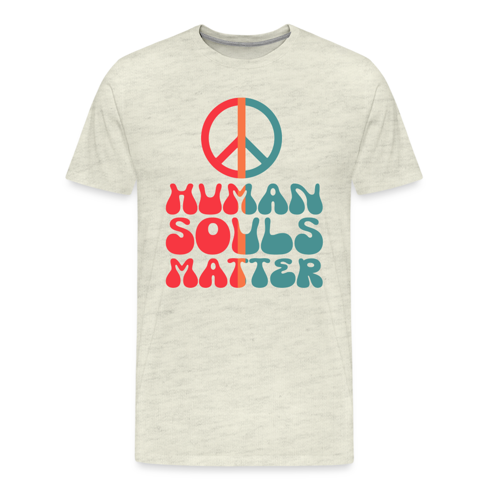 Human Souls I Premium T-Shirt - heather oatmeal
