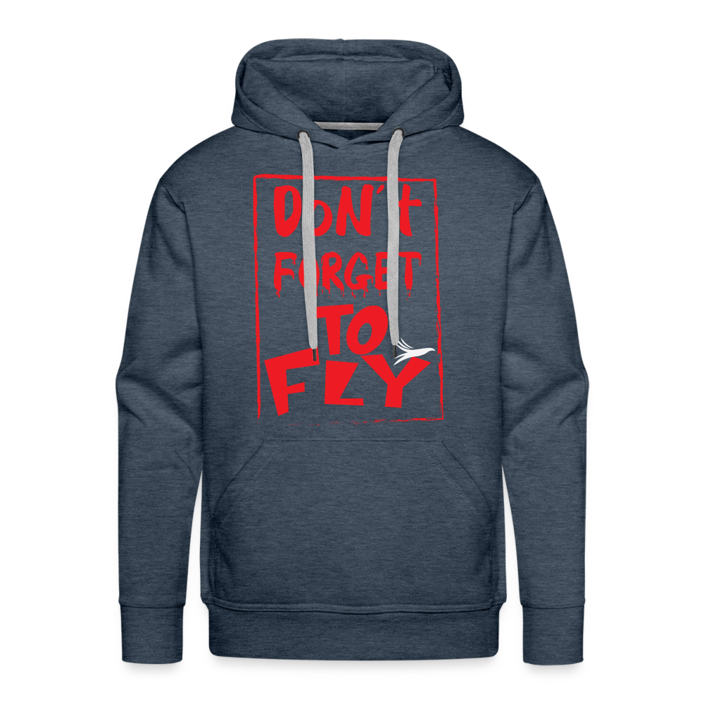 Fly I Premium Hoodie - heather denim