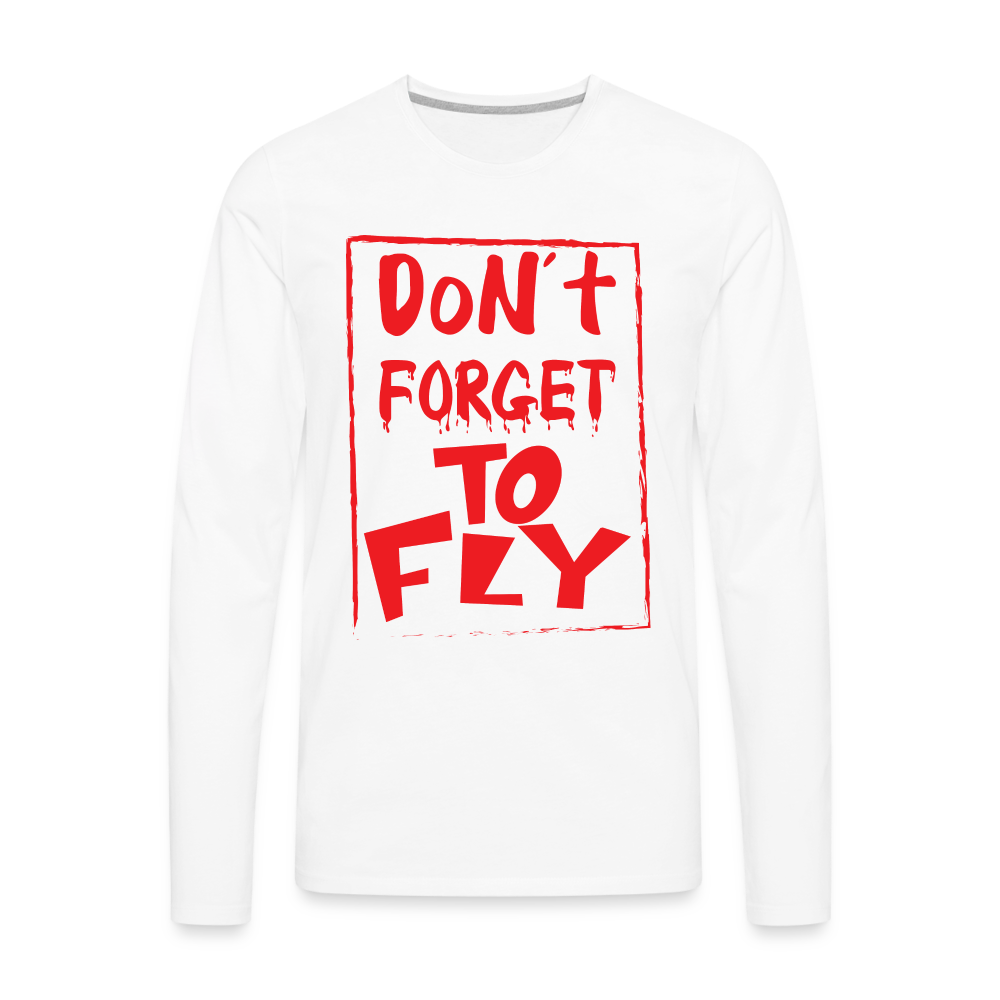 Fly Premium Long Sleeve T-Shirt - white