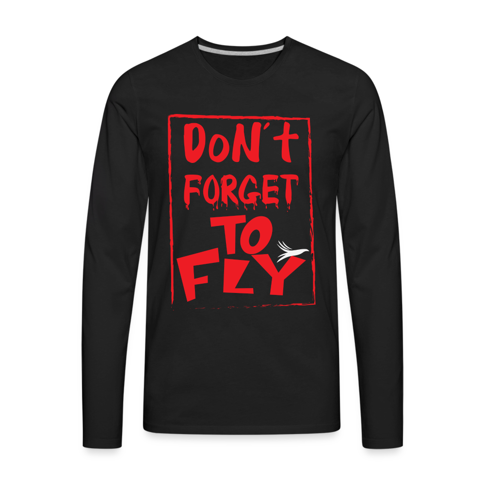 Fly Premium Long Sleeve T-Shirt - black