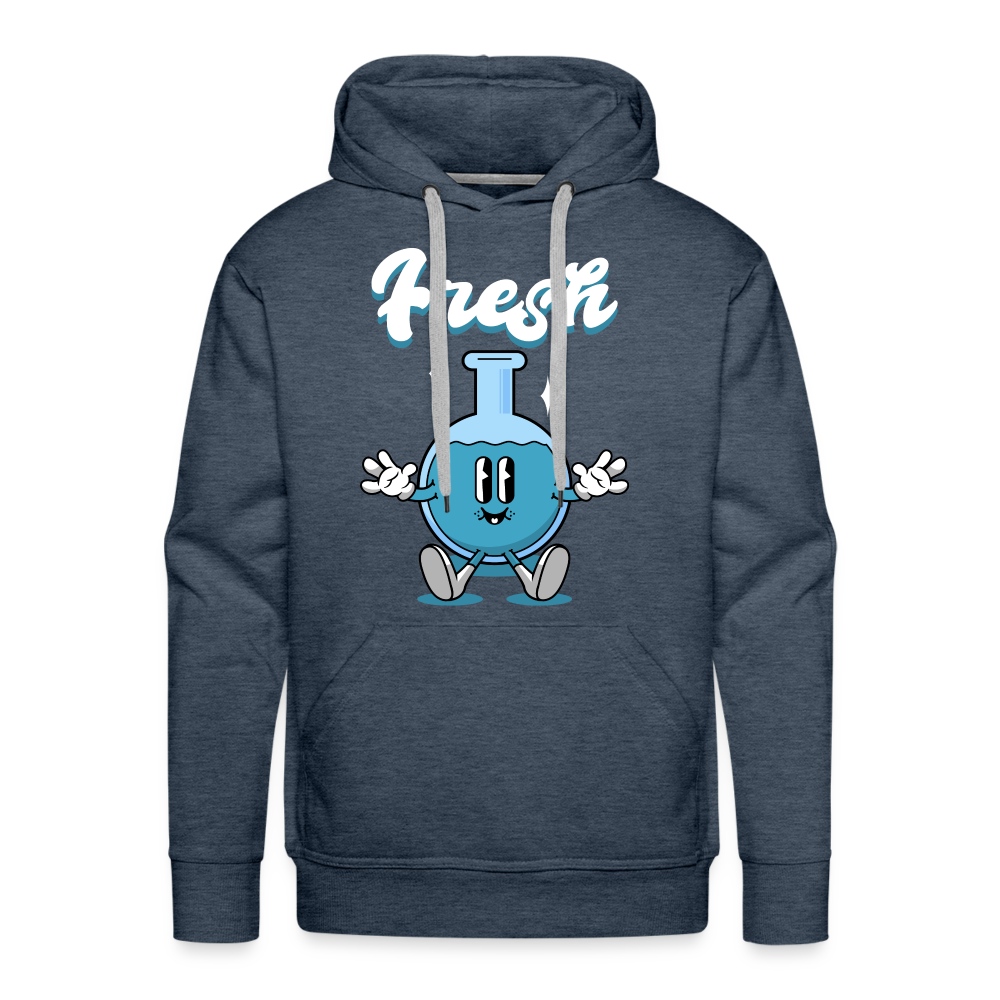 Fresh I Premium Hoodie - heather denim
