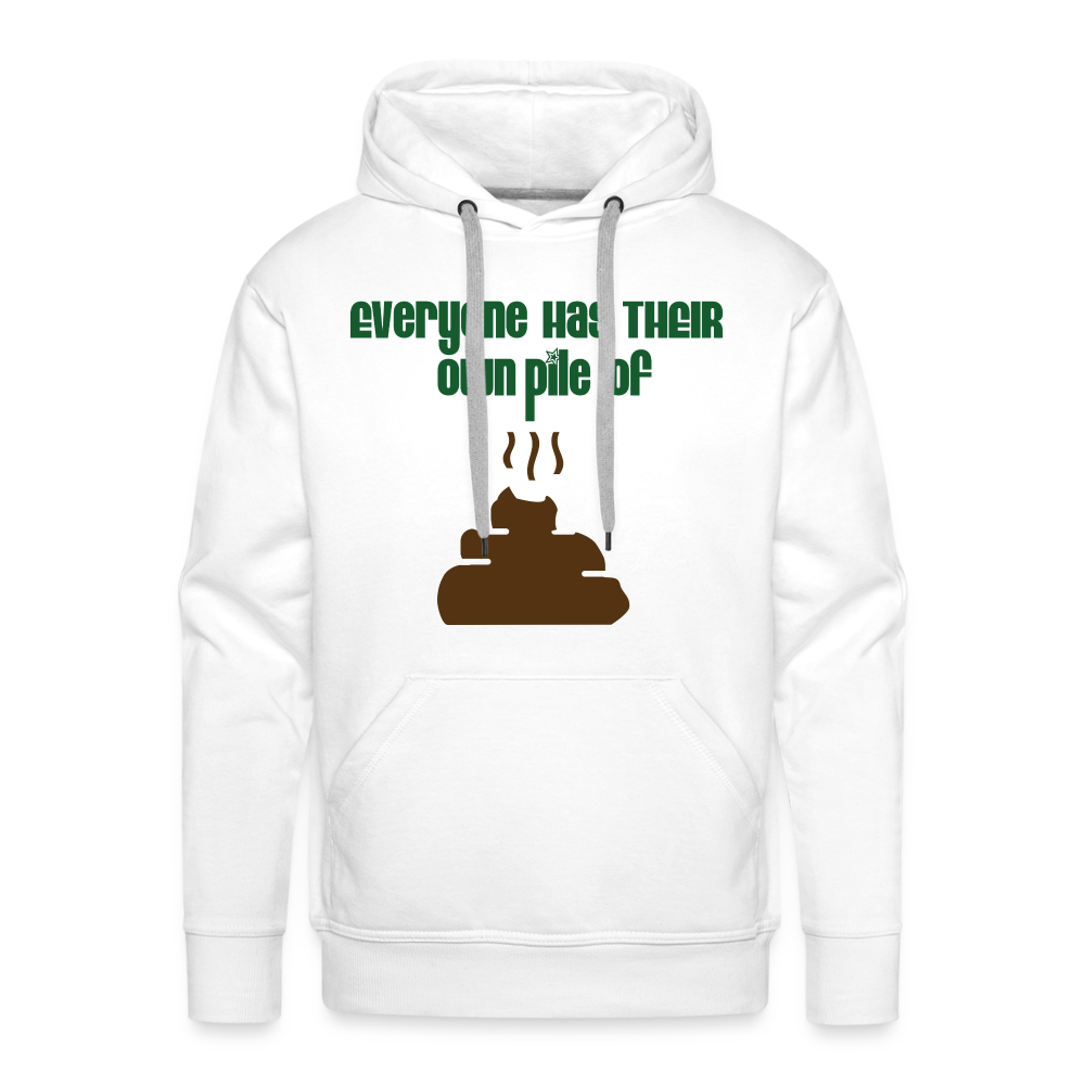 Pile I Premium Hoodie - white