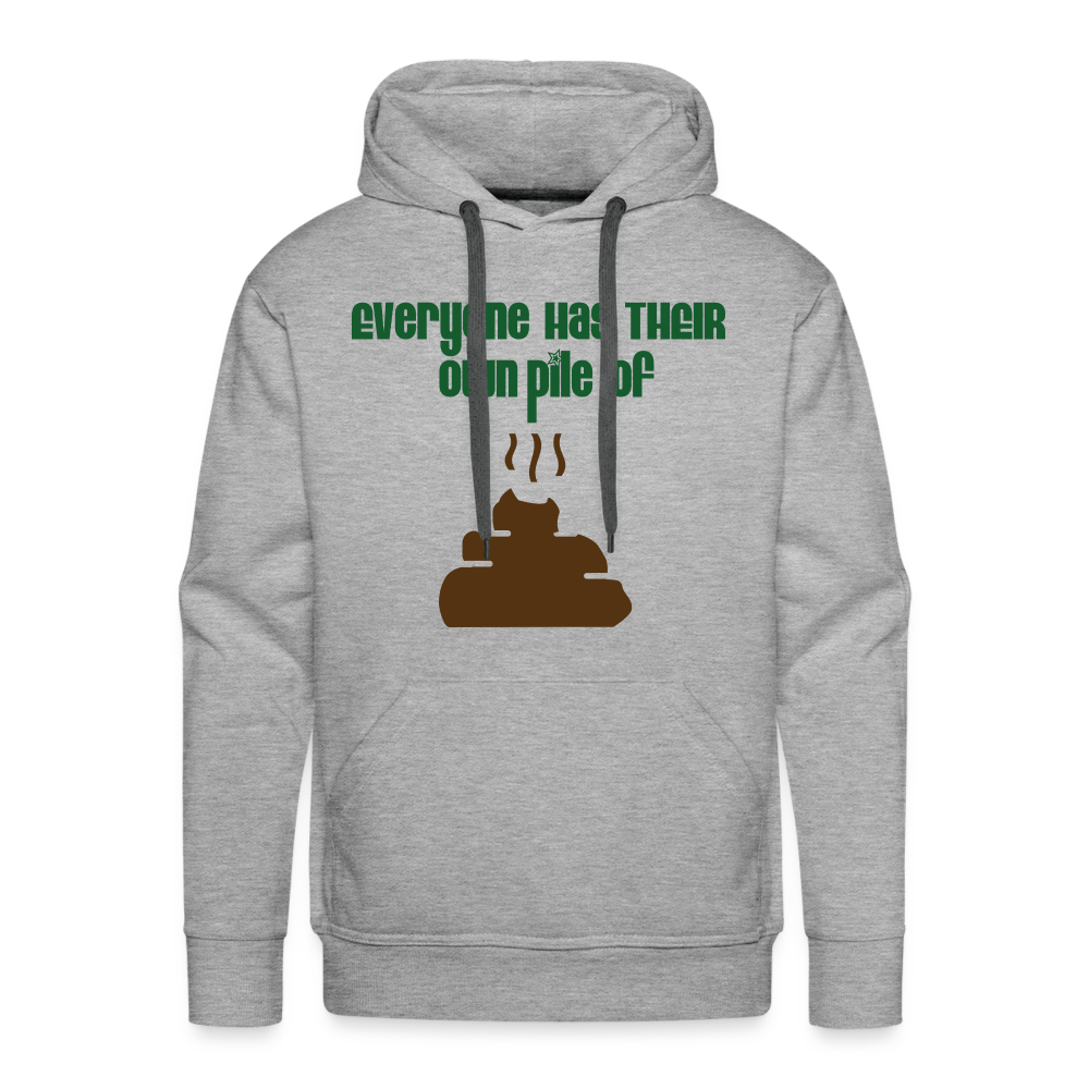 Pile I Premium Hoodie - heather grey