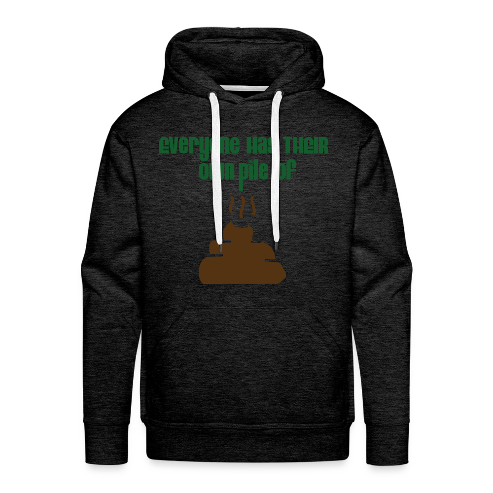 Pile I Premium Hoodie - charcoal grey