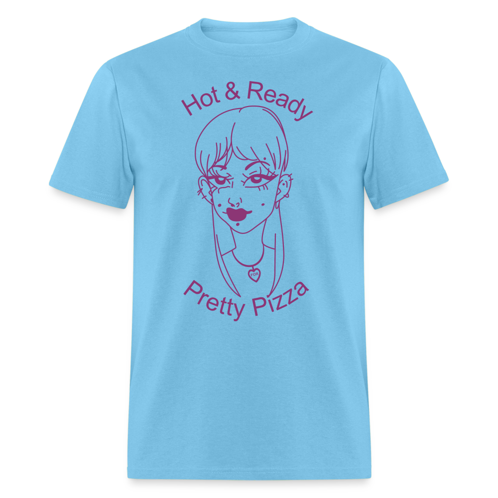 Pretty Pizza Unisex Classic T-Shirt - aquatic blue
