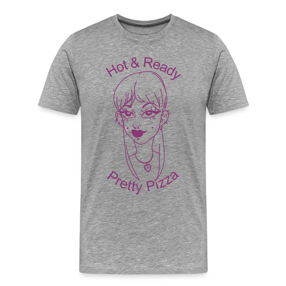 Pretty Pizza Premium T-Shirt - heather gray