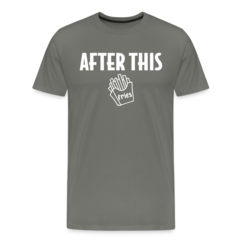 After This - Fries Premium T-Shirt - asphalt gray