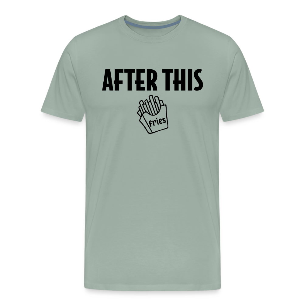 After This - Fries II Premium T-Shirt - steel green