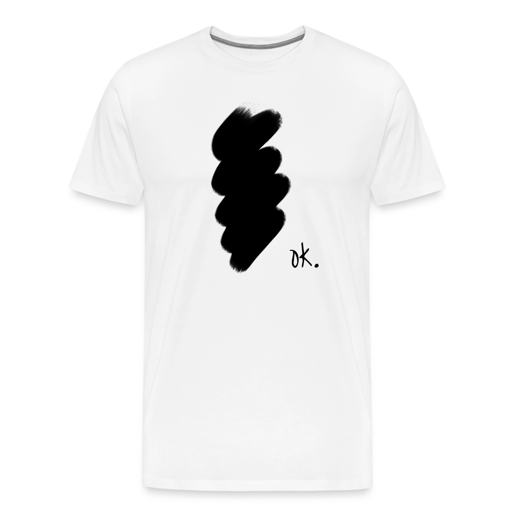 Ok I Premium T-Shirt - white