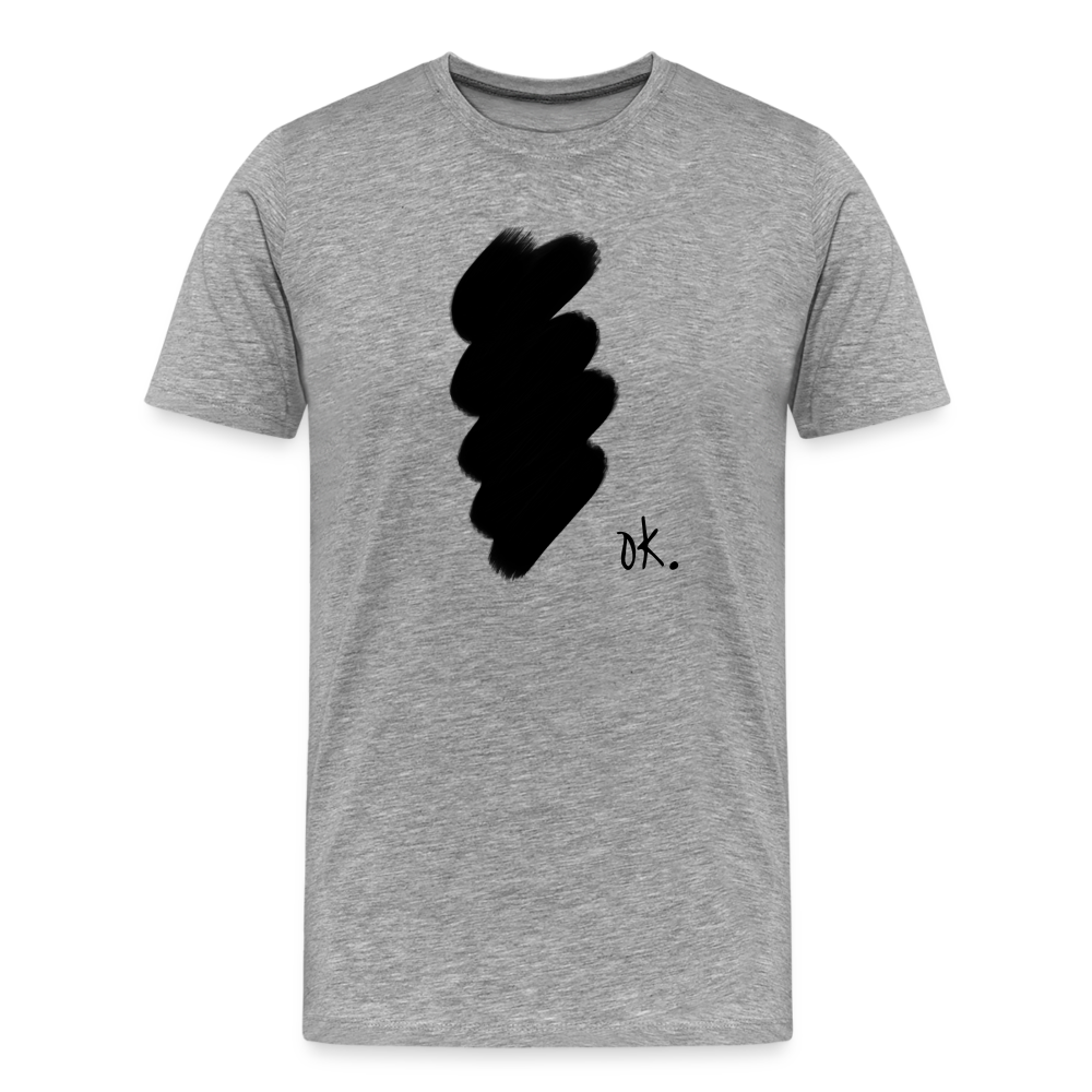Ok I Premium T-Shirt - heather gray