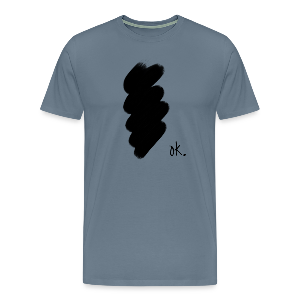 Ok I Premium T-Shirt - steel blue