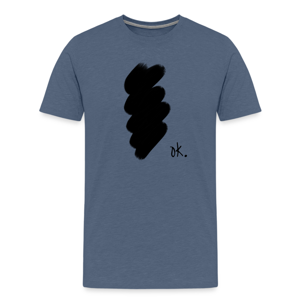Ok I Premium T-Shirt - heather blue