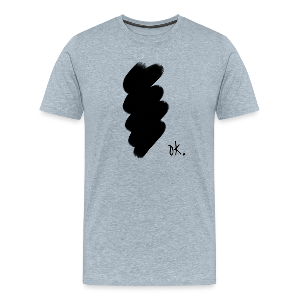 Ok I Premium T-Shirt - heather ice blue