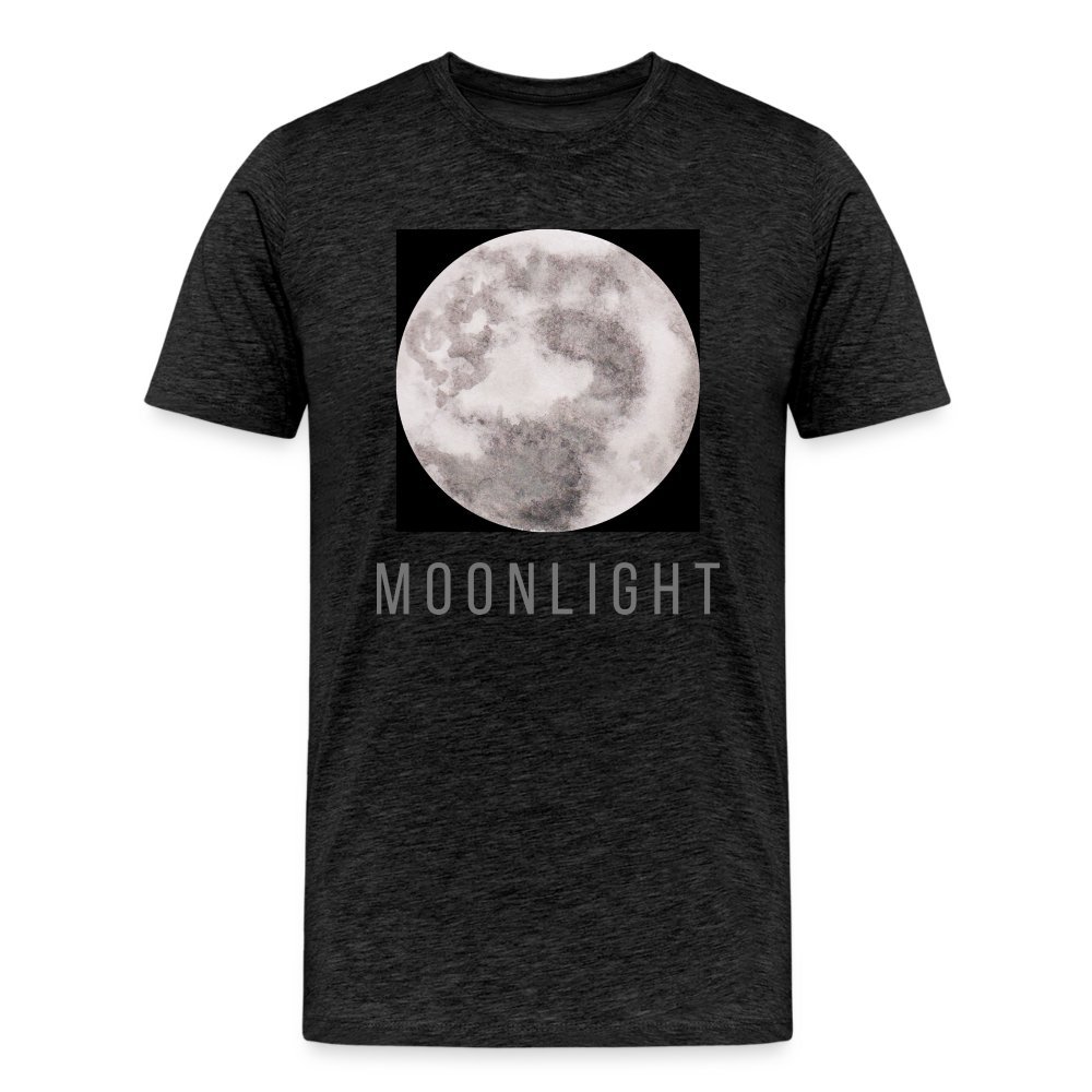 Moon I Premium T-Shirt - charcoal grey