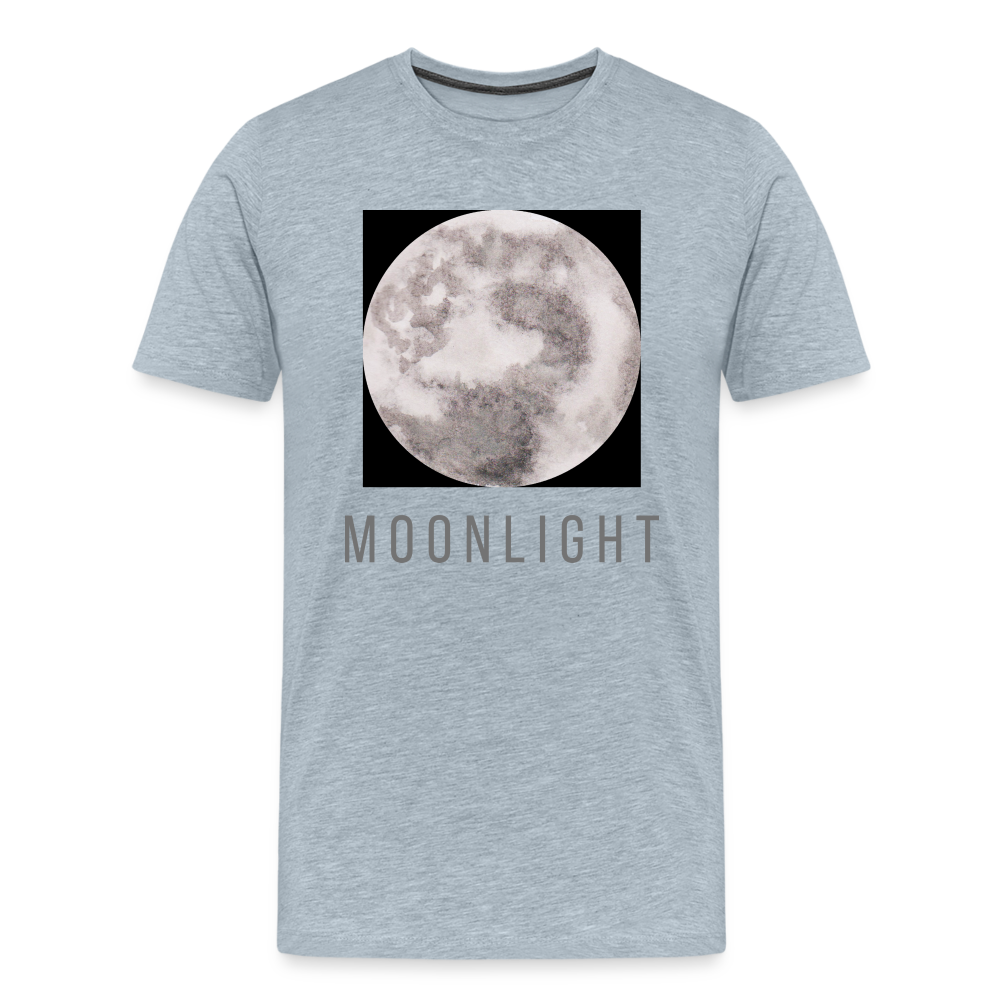 Moon I Premium T-Shirt - heather ice blue