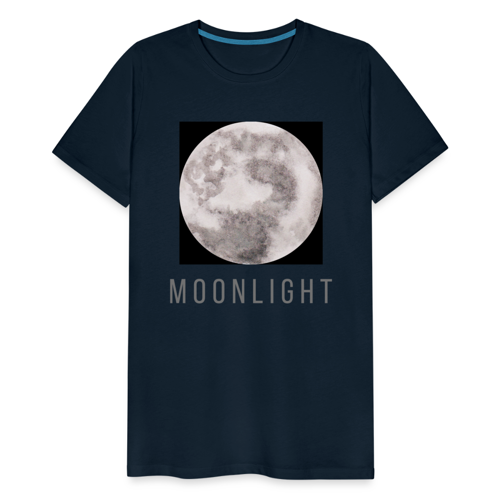 Moon I Premium T-Shirt - deep navy