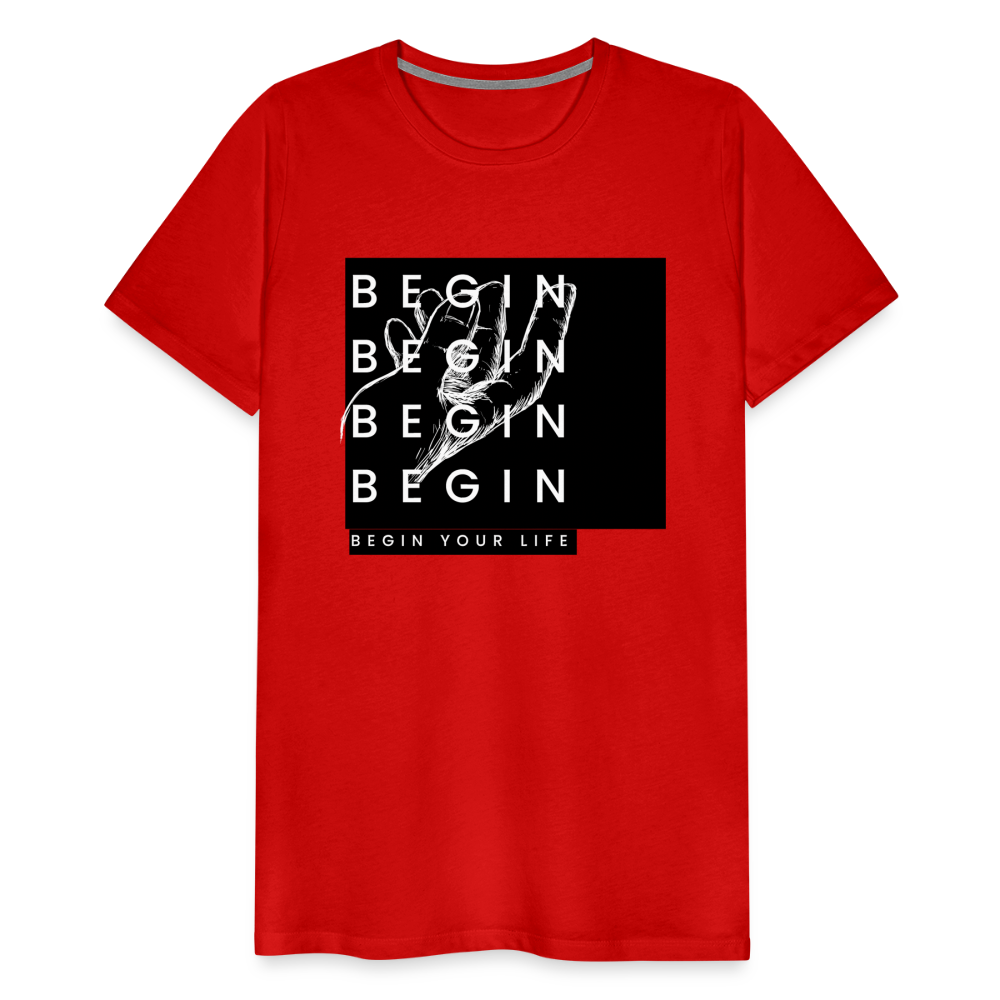 Begin Premium T-Shirt - red