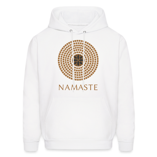 Namaste I Hoodie - white