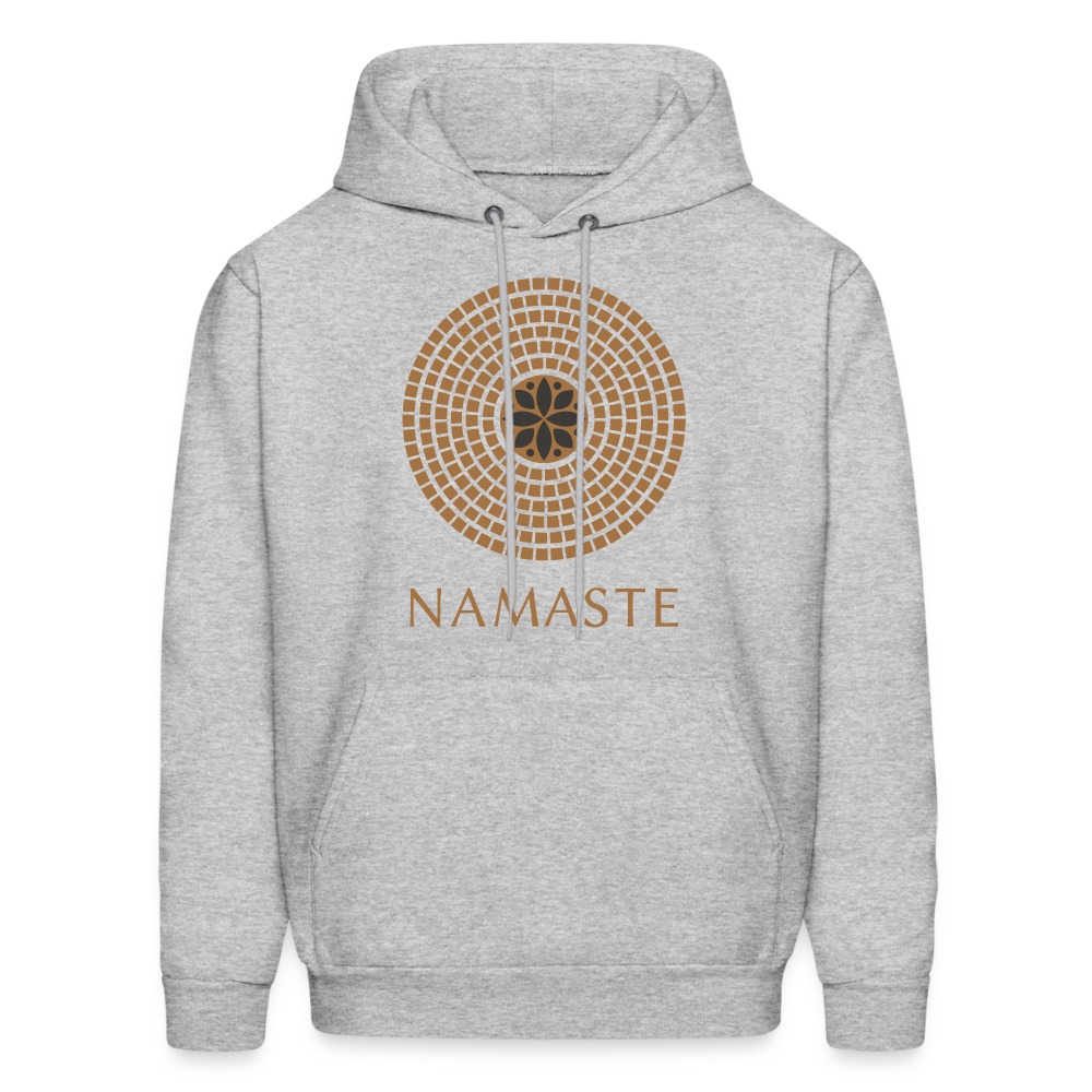 Namaste I Hoodie - heather gray