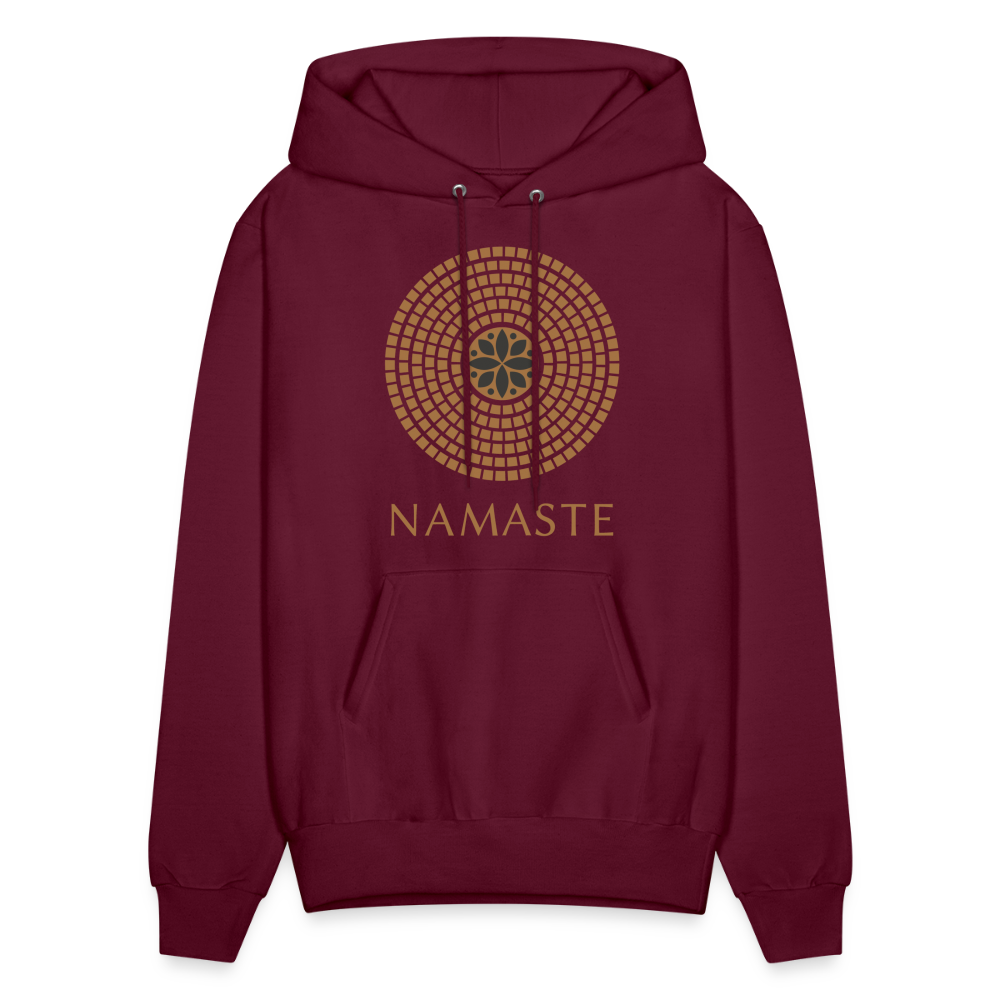 Namaste I Hoodie - burgundy