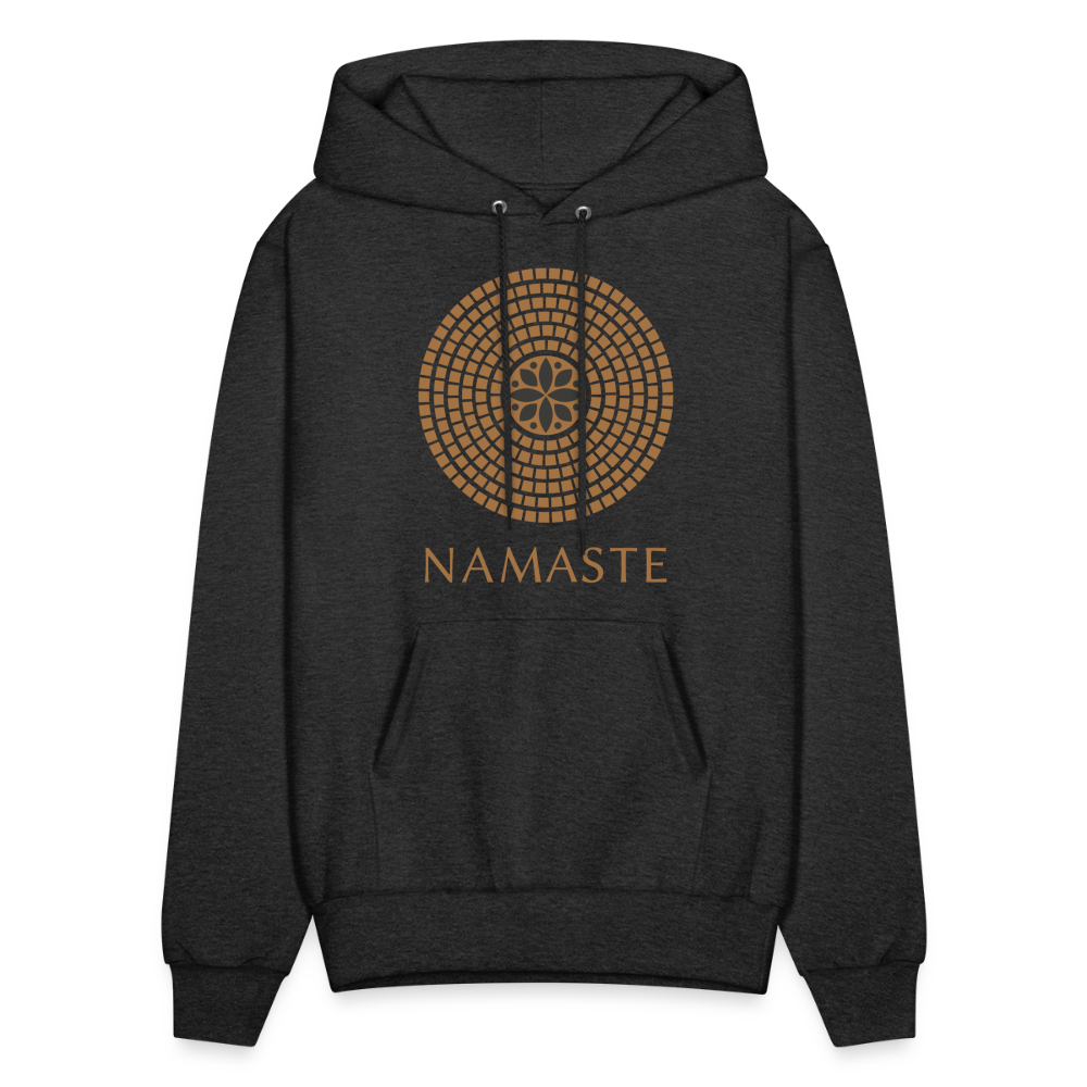 Namaste I Hoodie - charcoal grey