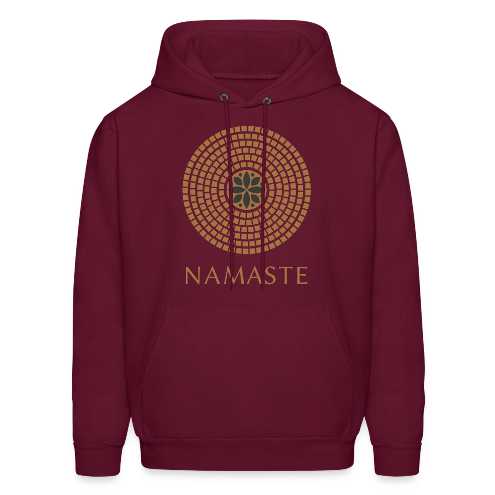 Namaste I Hoodie - burgundy