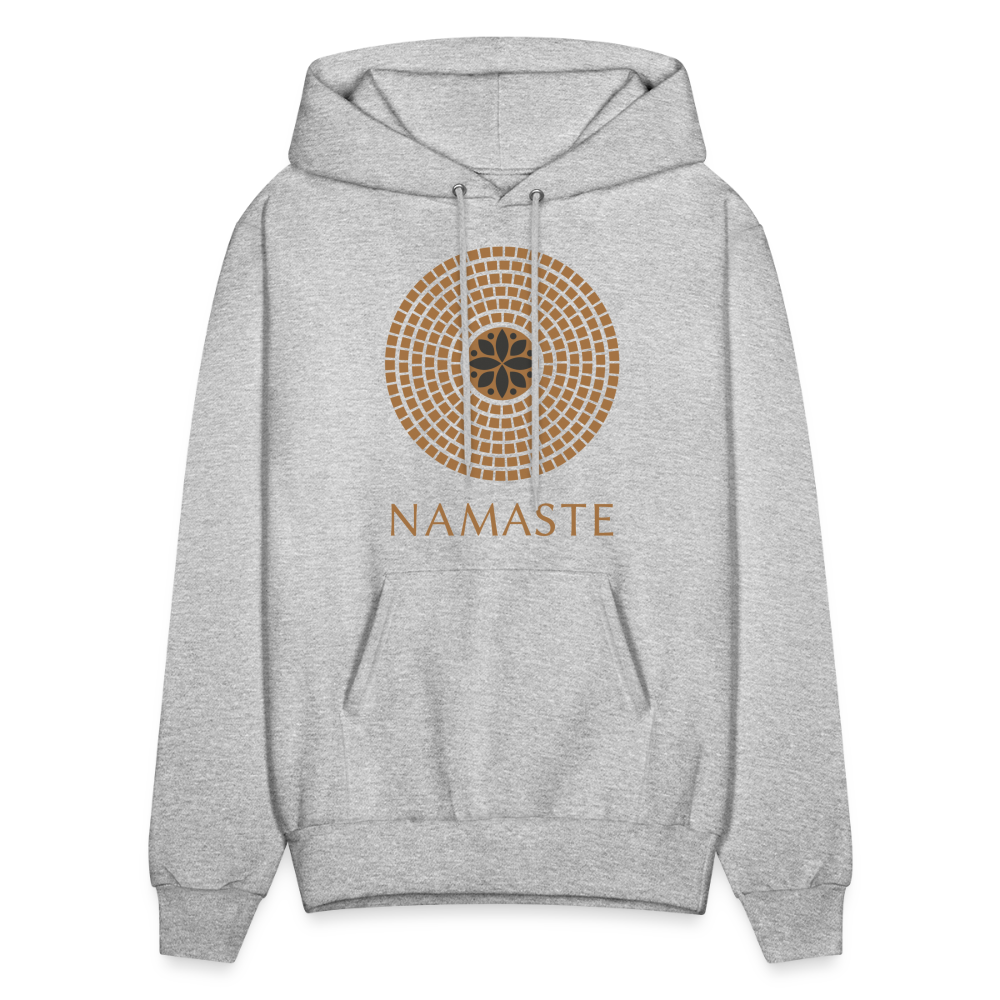 Namaste I Hoodie - heather gray