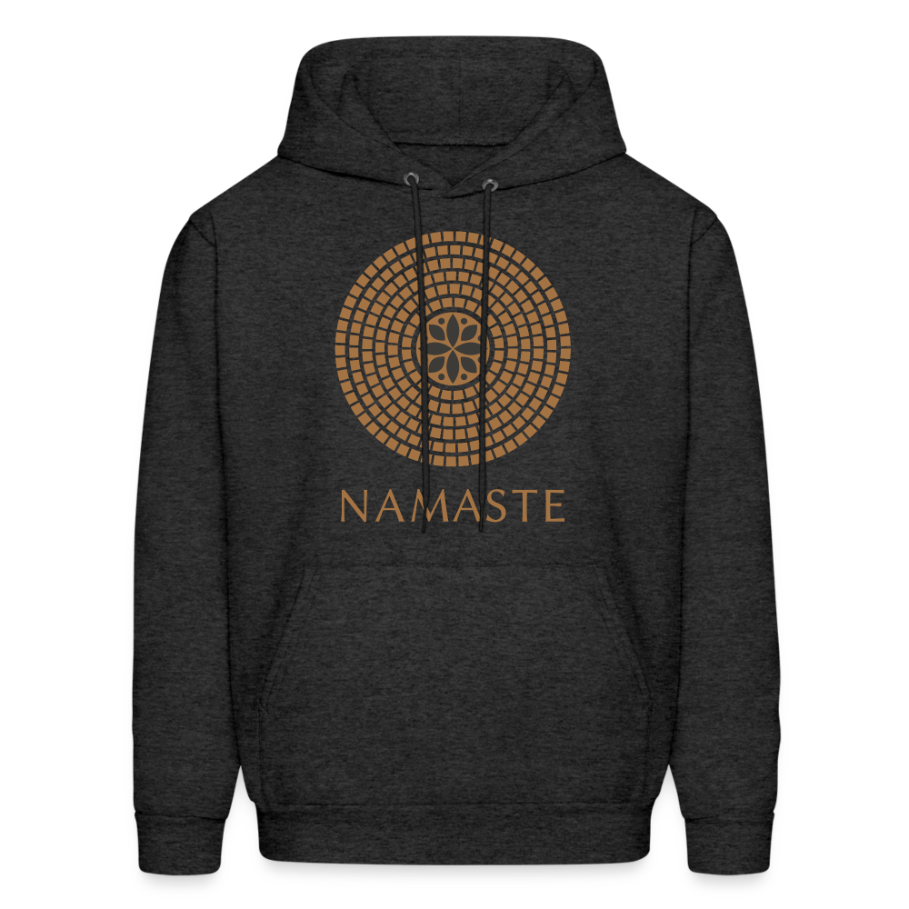 Namaste I Hoodie - charcoal grey