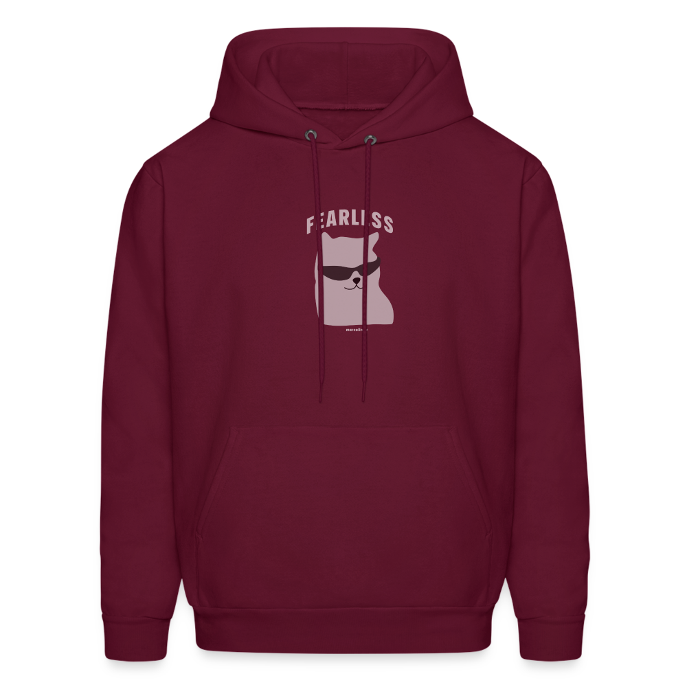 Fearless III Hoodie - burgundy